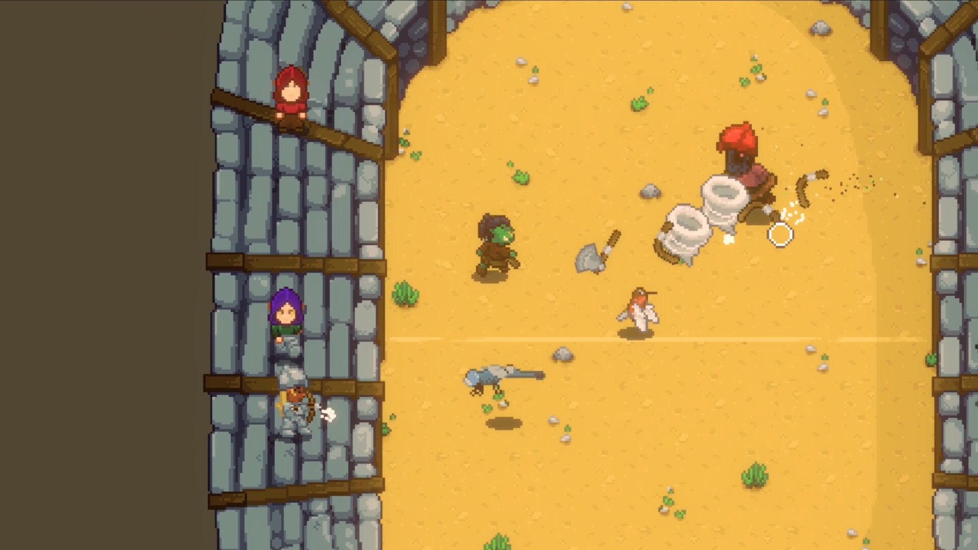 Combat, weapons and abilities screenshot